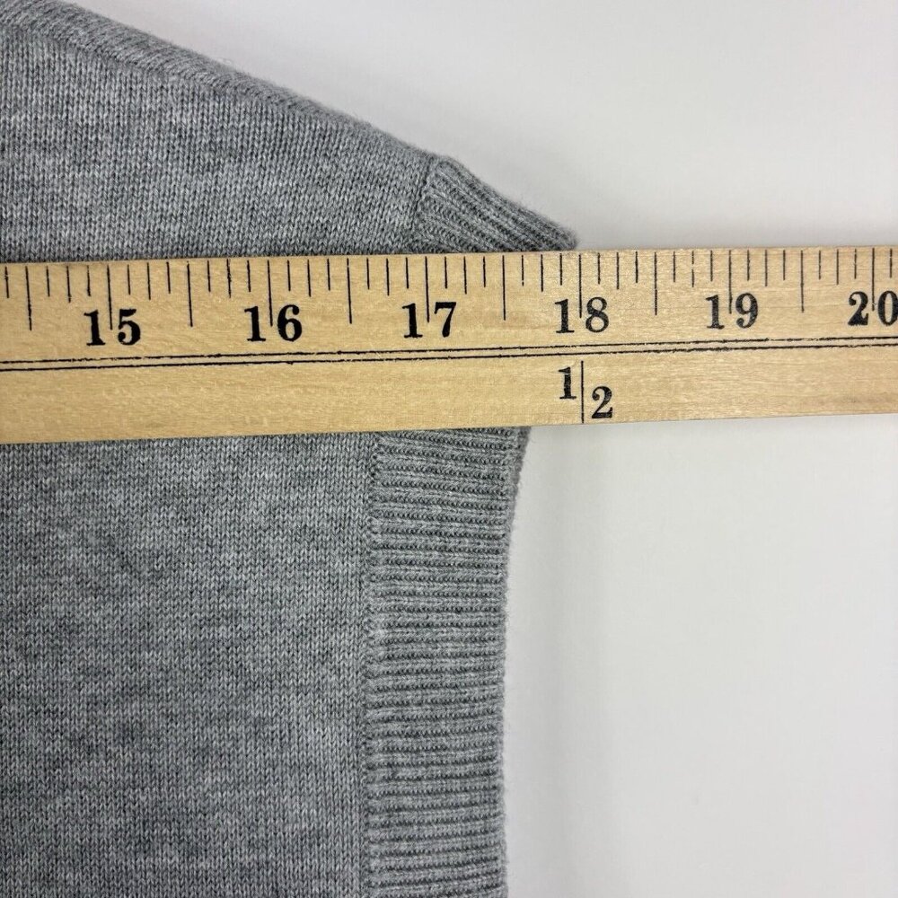 Greg Norman Mens Sweater Vest M Gray blue Golf Argyle Spring Preppy Academia - Picture 9 of 9